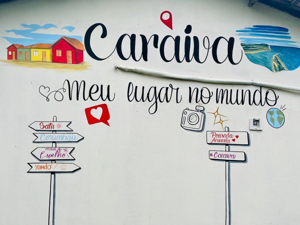 Pousada Aquarela Caraíva Extérieur photo